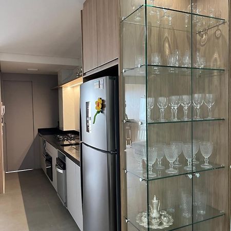 Apartamento Novo Frente Mar Com Piscina Em Home Club Penha  Bagian luar foto