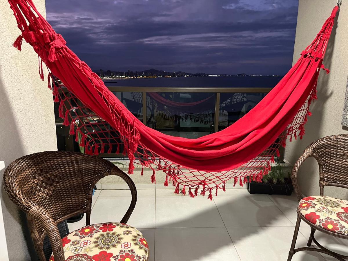 Apartamento Novo Frente Mar Com Piscina Em Home Club Penha  Bagian luar foto