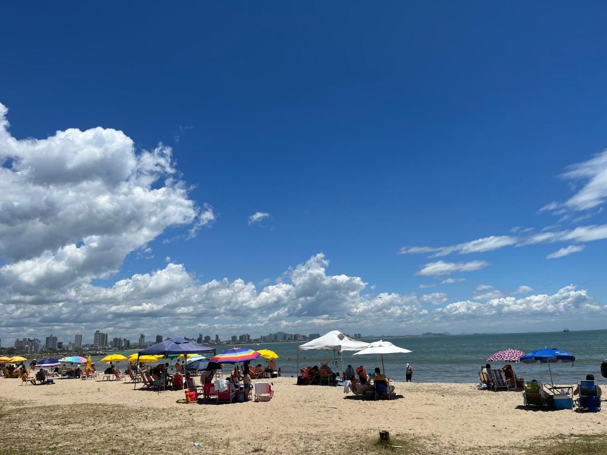 Apartamento Novo Frente Mar Com Piscina Em Home Club Penha  Bagian luar foto