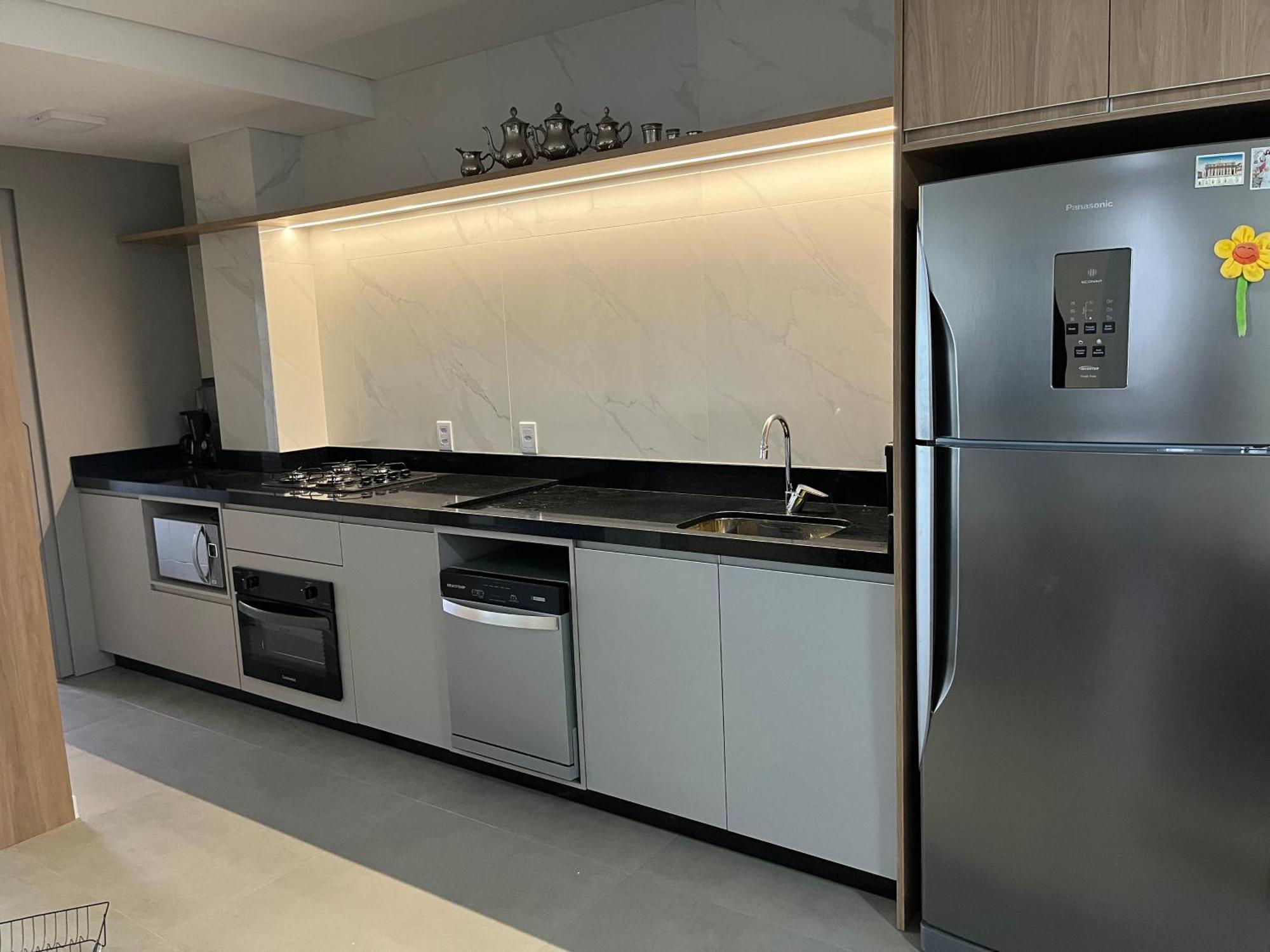 Apartamento Novo Frente Mar Com Piscina Em Home Club Penha  Bagian luar foto